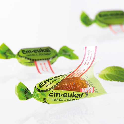 Em-eukal® Bonbons (Foto: SOLDAN Holding + Bonbonspezialitäten GmbH, Adelsdorf)