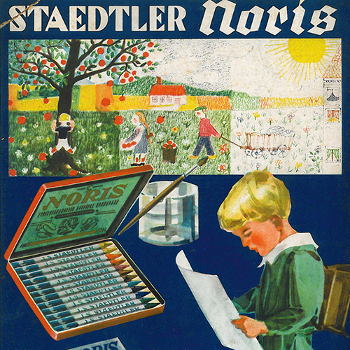 Plakat STAEDTLER NORIS, ca. 1937 (Foto: Staedtler Mars GmbH & Co. KG, Nürnberg)