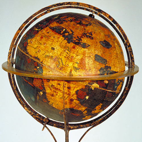 Globus nach Martin Behaim, um 1492 (Foto: Germanisches Nationalmuseum, Nürnberg)