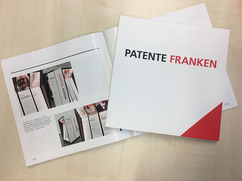 Buch zur Ausstellung Patente Franken (Foto: Nicole Fleischer)